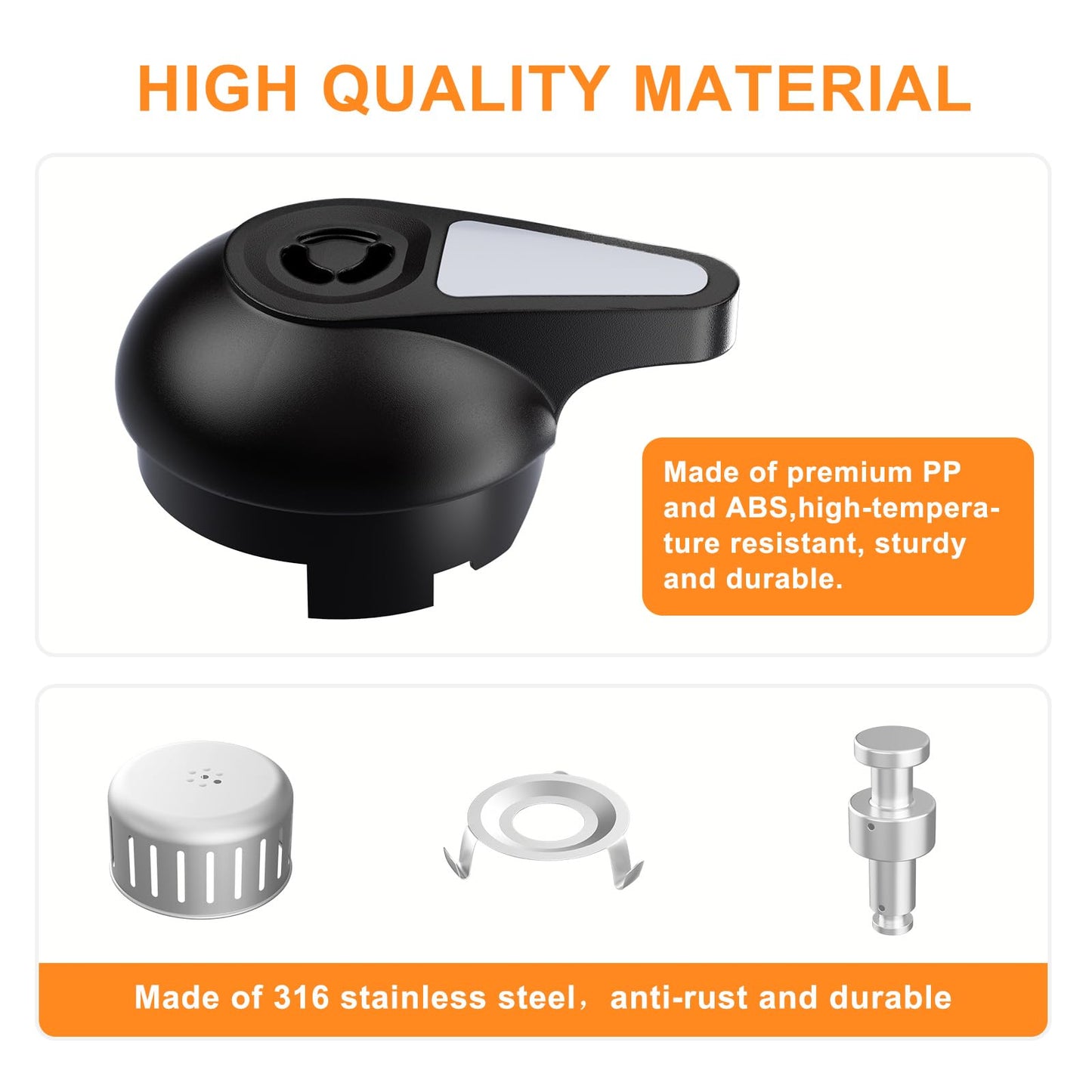 Instant Pot Replacement Valve,ZOZODIA Float Valve Replacement Parts,Steam Release Handle for Instant Pot LUX 3,5,6 Qt, IP-LUX Mini,IP-LUX30,IP-LUX50, IP-LUX60