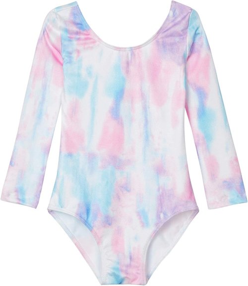 Domusgo Girls Gymnastics Leotards - Long Sleeve Shiny Colorful Bodysuits | Perfect for Tumbling