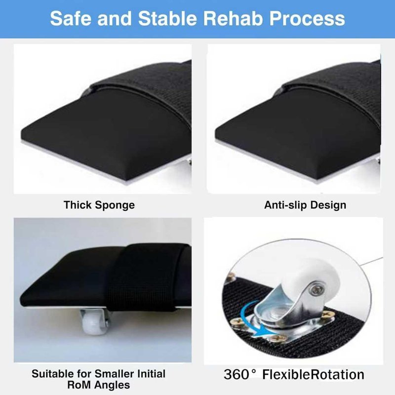 Multifunction Shoulder Rehab Skateboard,360° Roating Pulley Shoulder Exercise Equipment,Seniors Household Arm Elbow Rehabilitation Assisting Exercise Equipment, Help Improve Flexibility Stretching.