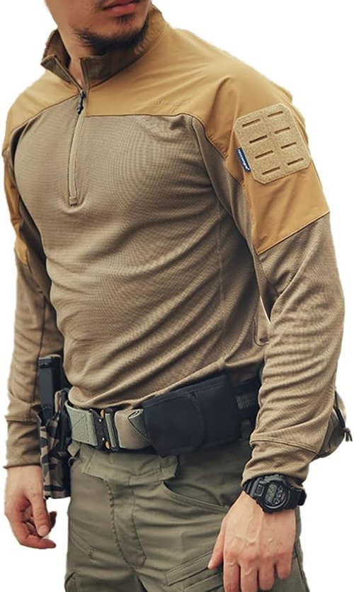 EMERSONGEAR Tactical Quick Dry Long Sleeve Shirt - Ideal for Airsoft, Paintball & Hiking | Men's Gym Tee