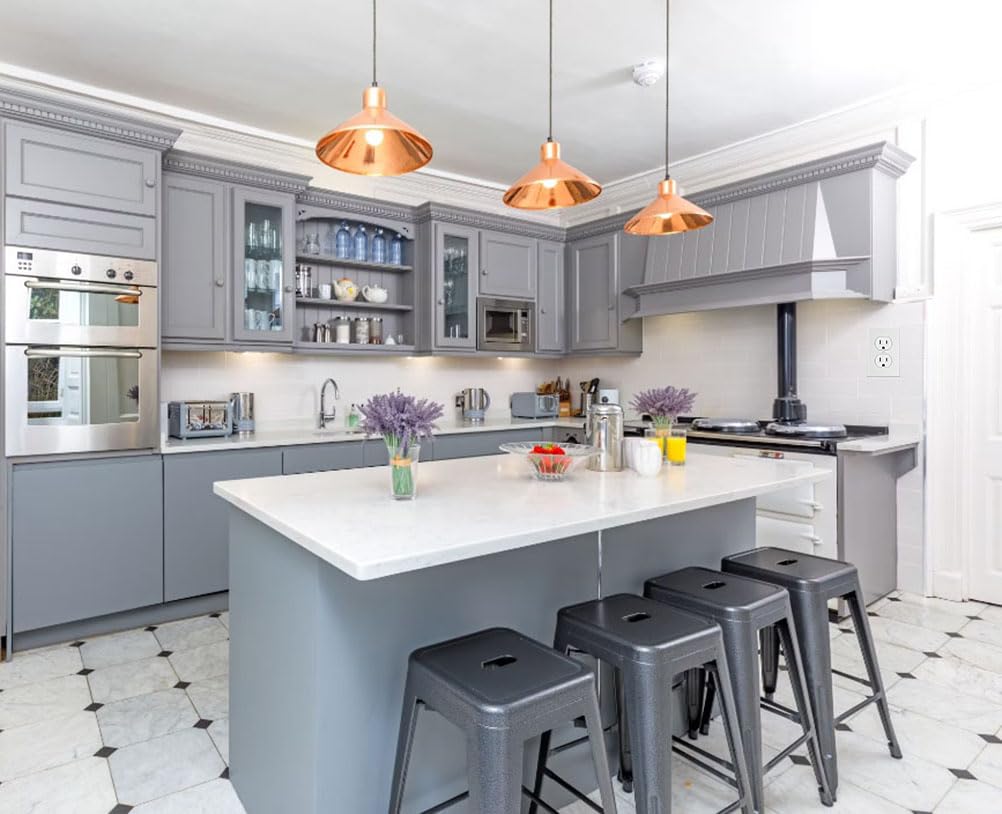 Duplex Outlet Cover Wall Plates 1-Gang Switch Outlet Electrical Cover Plate Unbreakable Thermoplastic Faceplate for Light Receptacle Outlet Switch, White (4 Pack)