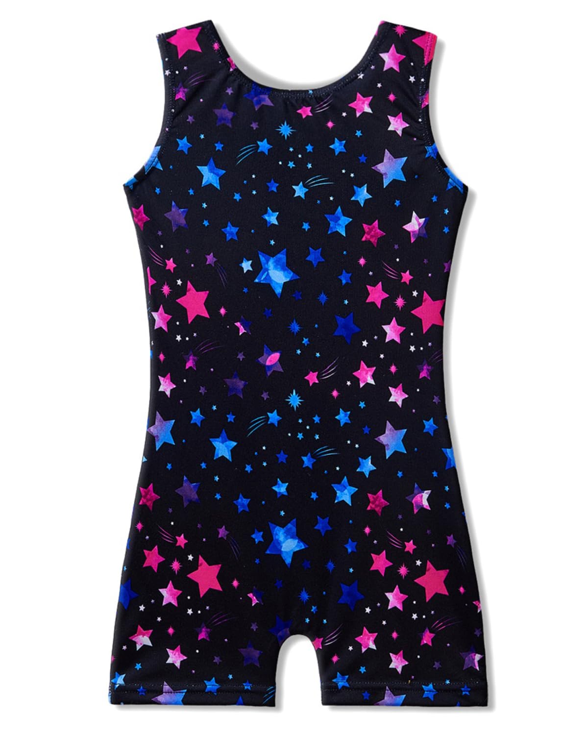 YDMZX Girls Gymnastics Leotard with Built-in Shorts – Sparkly, Durable No-See-Through Fabric, 4-Way Stretch