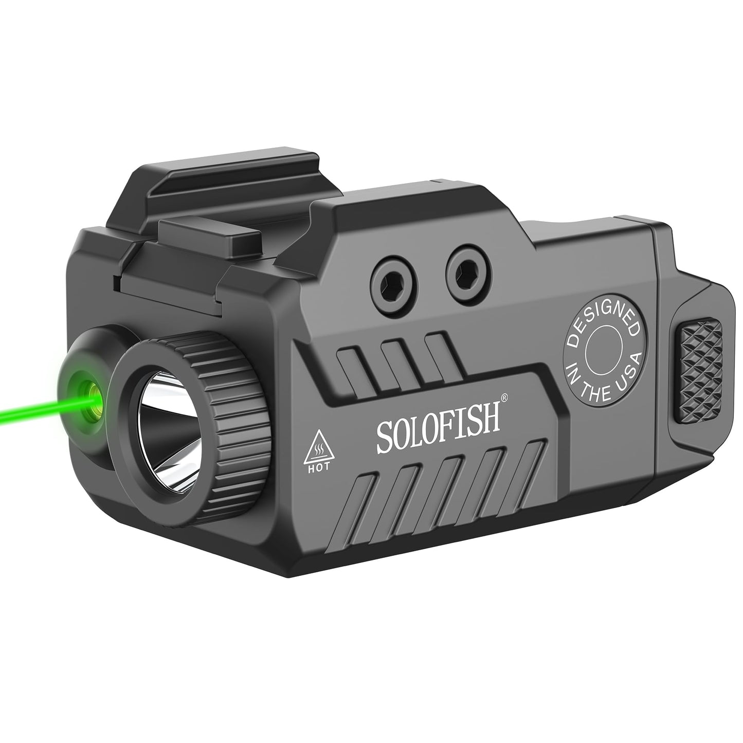 SOLOFISH Slidable Pistol Light Laser Combo for Railed Handgun