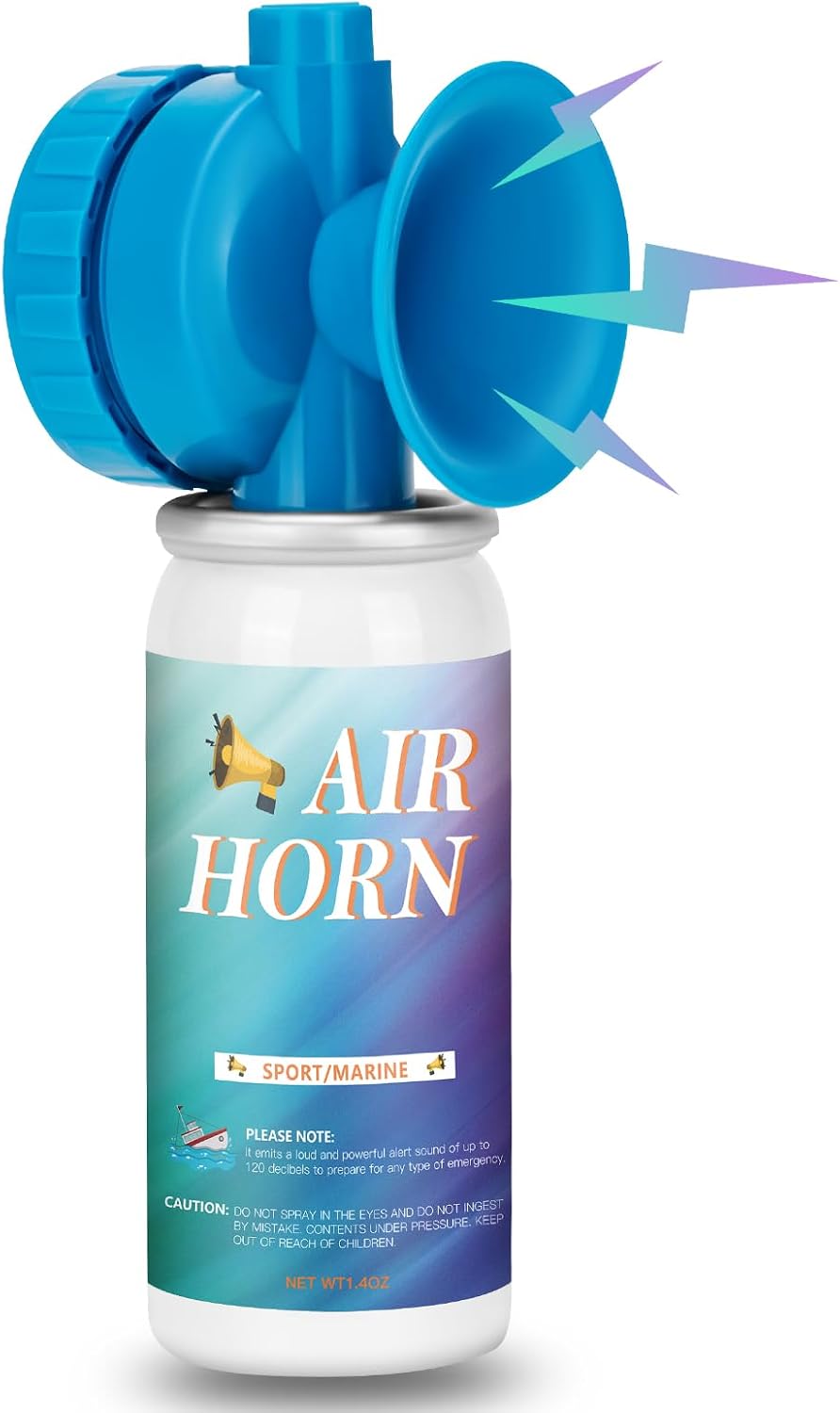 Skiennix 1.4oz Air Horn | Loud Marine Safety Horn for Sporting Events & Camping - Compact & Handheld