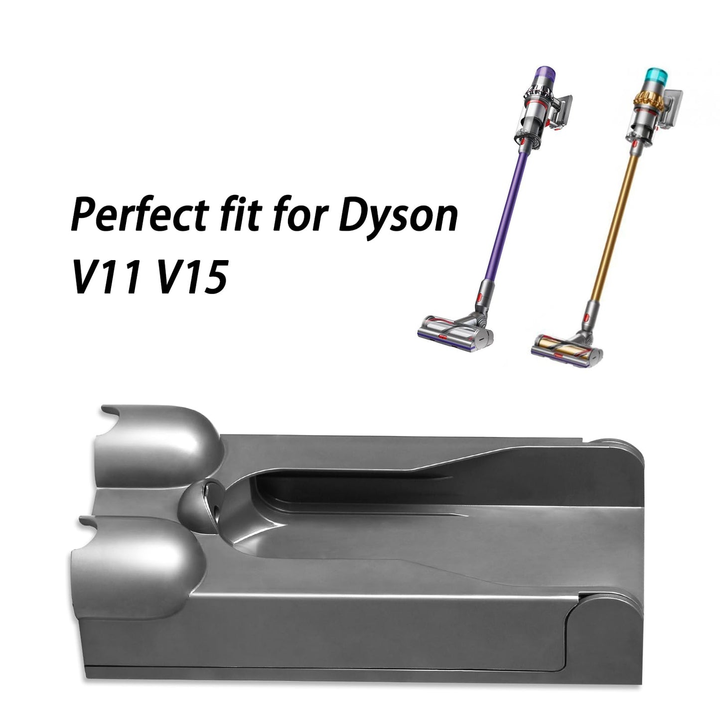Wall Mount Docking Station Replacement - Compatible with Dyson V11 V15 Vacuum Cleaner Only | Does Not Fit V10 V12 Models