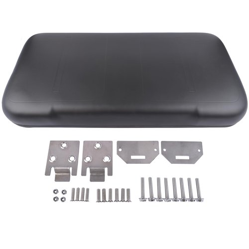 Front Seat Bottom Replacement for EZGO Medalist TXT 1994-2013 Gas Electric Golf Cart Black Color Mounting Hardware Incl.