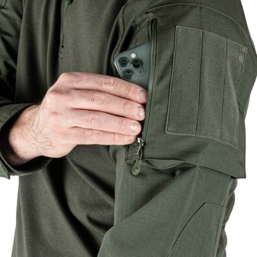 LA Police Gear Men's Combat Shirt - Lightweight Long Sleeve Uniform for Comfort & Durability