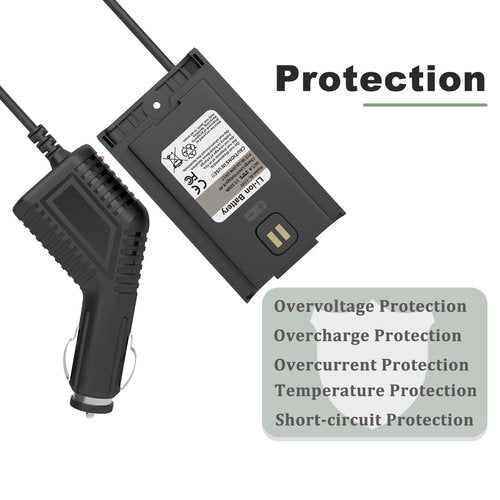 BAOFENG Battery Eliminator UV-17R Car Charger 12V for Two Way Radio Long Range Replacement Original Battery Walikie Talkie Accessories