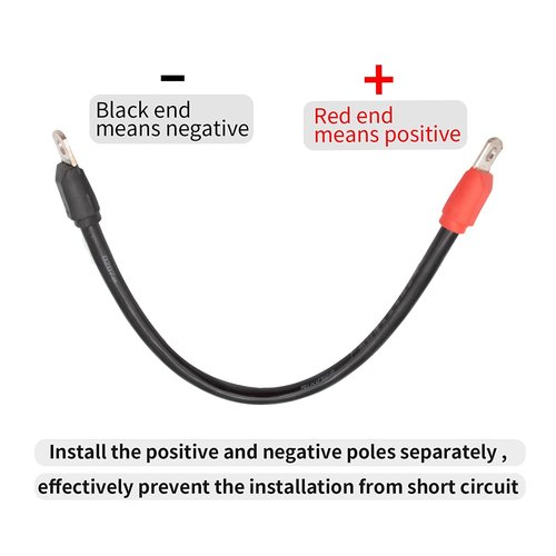 DRIVE UP Golf Cart Battery Cables Wiring Kit for Club Car Precedent 2008-up 8V Batteries(5Pcs)