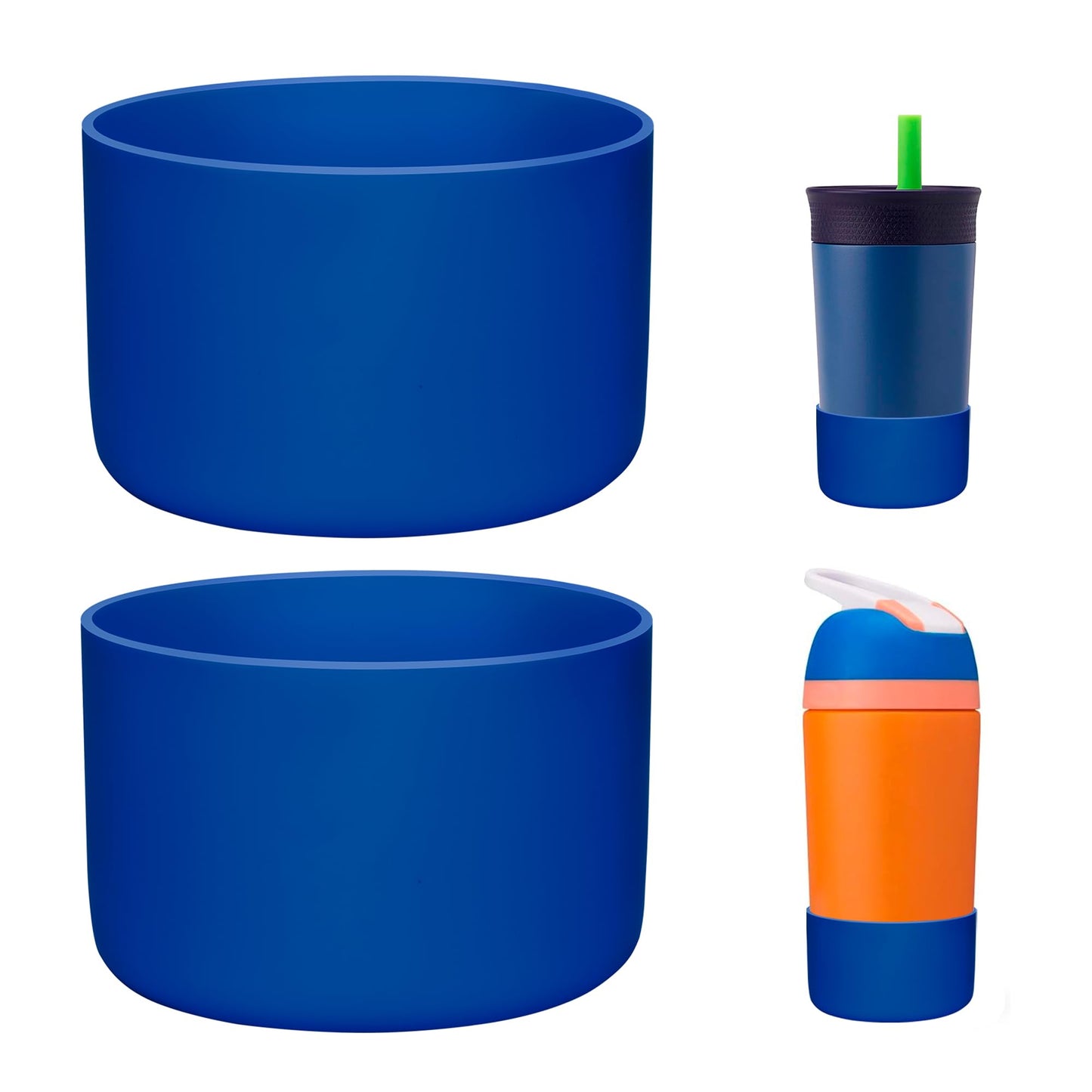 2Pcs Silicone Boot Protector for Owala 24/40oz Travel Tumbler, 12oz Bottle