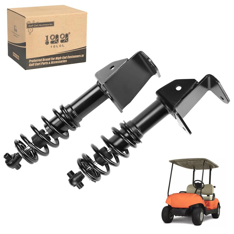 10L0L Golf Cart Front Shocks Absorber Assembly Set for Yamaha G29 Gas & Electric Carts, Passenger and Driver Side.JW2-F3390-00-00 JW2-F3350-00