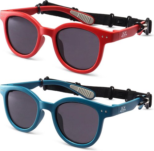 EYEBUDDY Kids Toddler Sunglasses - Polarized UV Protection for Ages 2-8 | Stylish & Safe for Boys & Girls