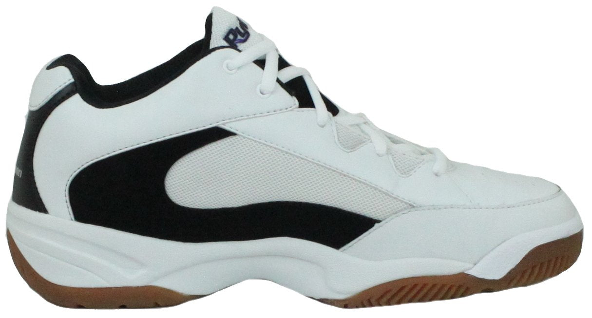 Python Wide (EE) Width Indoor Mid Racquetball (Squash, Indoor Pickleball, Badminton, Volleyball) Shoe (White; Size 10.0)