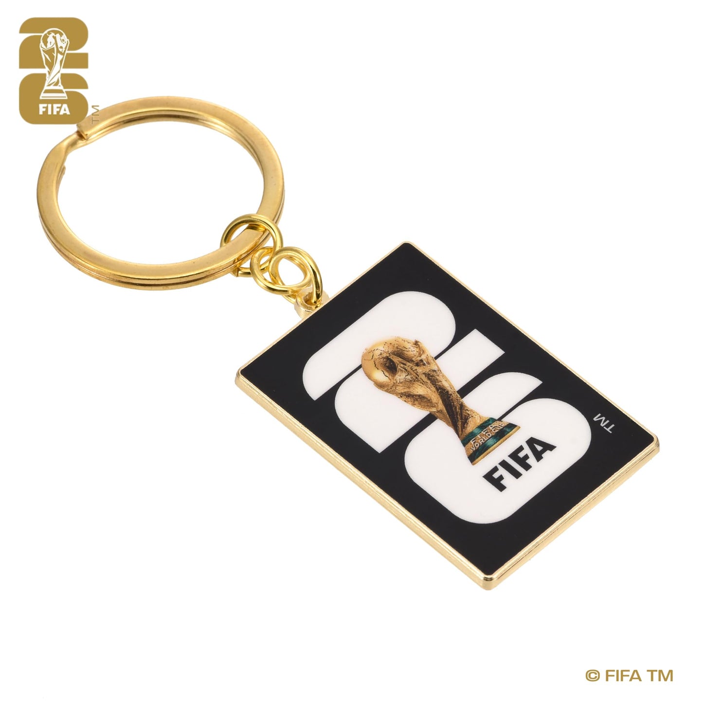 Official FIFA World Cup 2026 Edition - 1.75 Inch 2D Enamel Inlay 2026 Emblem Keychain - Once-in-a-Lifetime Collectorâ€™s Item - Premium Weighted Zinc Alloy - Perfect for Backpacks, Keys, & Luggage