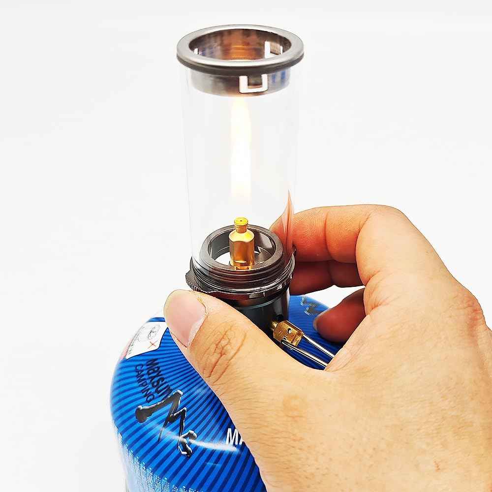Propane lamp,Camping Lantern , Beautiful lamp, Compact Metal Design, Compatible with Butane/Propane Tanks, Essential lamp for Home and Outdoor use
