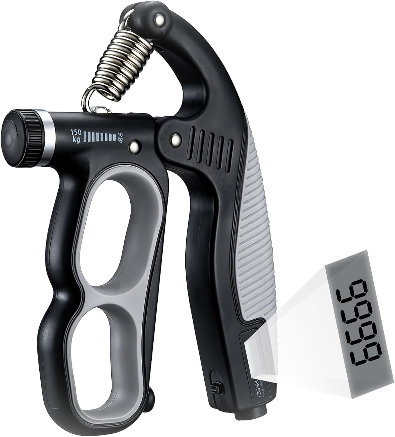 PowerGrip Adjustable Hand Grip Trainer - Heavy Duty Ergonomic Forearm Strengthener | 10-150kg Resistance