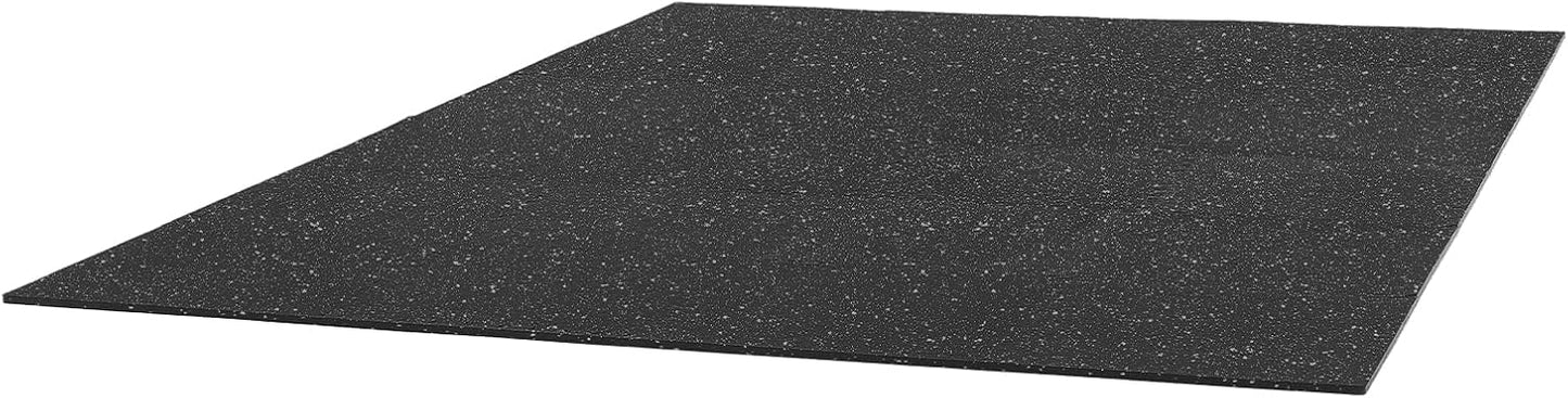 VEVOR Gym Flooring Tiles - 0.56 Inch Thick, High-Density EVA Foam, 24 x 24 Inch, Black & Gray, 96 sq.ft