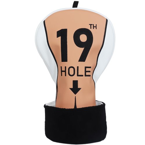 Golf Headcover Funny Driver Headcover, 19th Hole Golf Driver Head Cover with Magnet Gag Golf Gift
