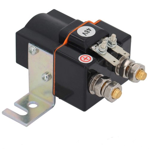 YIXIN 48V 4 Terminal Solenoid Coil Compatible with Club Car 95-Up DS and 04-Up Precedent Golf Carts 101908701 102774701 SW80-1275P