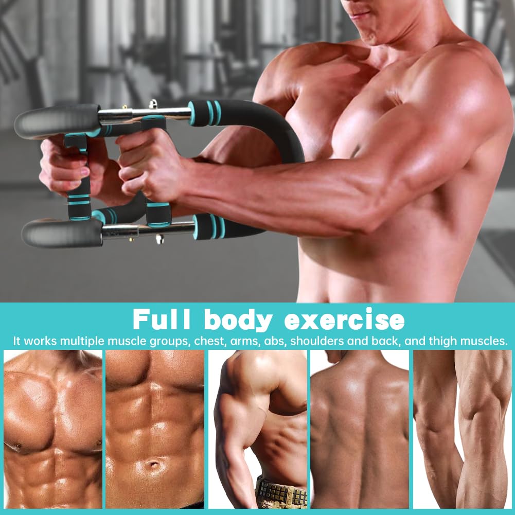 Twister Arm Trainer Chest Arm Exerciser for Men Shoulder Muscle Training Portable Workout Equipmen Resistance Home Fitness Equipment