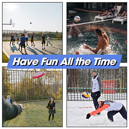 Amazgolf 20ft, 30ft, 40ft Soccer Goal Net - Football Backstop, High