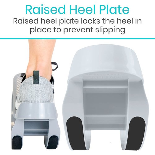 Vive Foot Rocker - Calf Stretcher for Achilles Tendinitis, Heel, Feet, Shin Splint, Plantar Fasciitis Pain Relief - Stretches Strained Leg Muscle - Ankle Wedge Stretch Improves Flexibility (Standard)