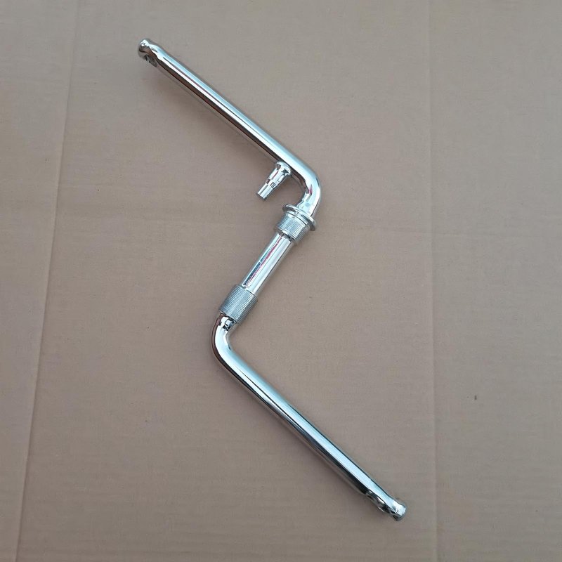 WDWLYPGM Wide One Piece Bike Crank to Crank Assembly Kit, 1 pc Crankarm Set (Chrome-Length of Arm:165mm/6.496")