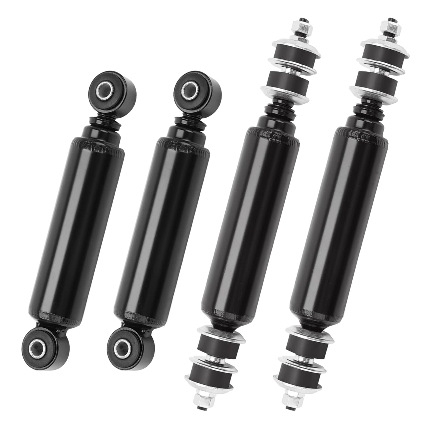 Front & Rear Shock Absorbers Kit Compatible with Golf Cart Shocks Club Car DS G&E 1988-2007 DS electric 1981-up DS gas 1997-up Precedent gas 2004-up Precedent G&E 2004-up Tempo Replace#1014235 1014236