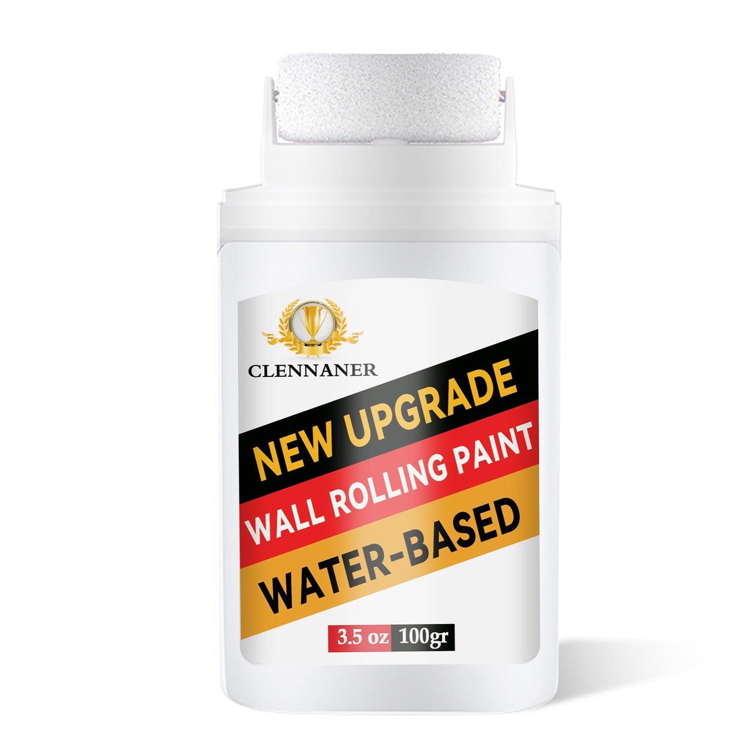 White Paint for Wall, Wall Paint Effortless Cleaning & Pristine Walls, Drywall Repair Kit for Flat, Ceiling Wall, Roller Brush Repair Kit Remove Stains, Scratches, Yellowing, Water-Based, Ready to Use