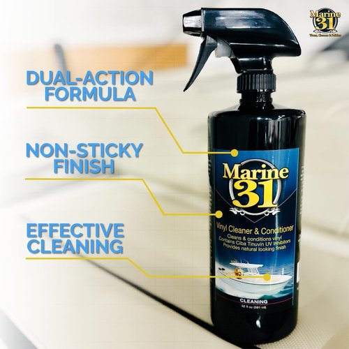 Marine 31 Vinyl Cleaner & Conditioner - Cleans & Protects Against UV Damage | 32 oz, No Sticky Residue