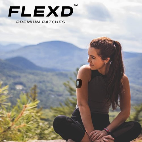 Flexd - Dexcom G6 Over Patches Waterproof (Pack of 30) - Black