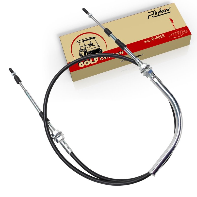 Roykaw Golf Cart Transmission Shift Cable Forward/Reverse Cable Replacement for Club Car DS Gas Vehicles (1998-2003), OEM# 101951401, 101951501, 103379501