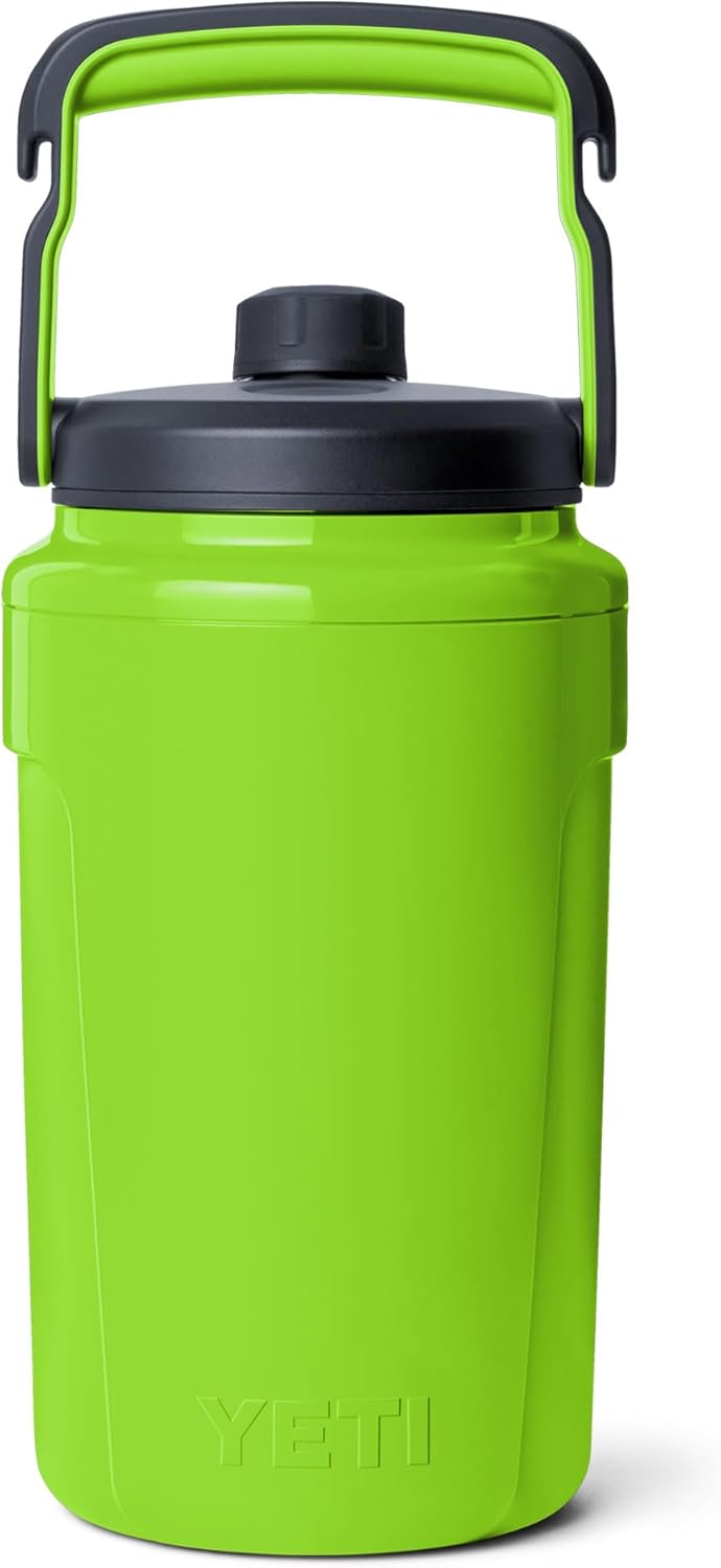 YETI Silo Half Gallon Insulated Water Jug - Leakproof Sports Bottle with Chug Cap & Fence Hook Handle - Keeps Drinks Ice-Cold for Gym & Tournaments