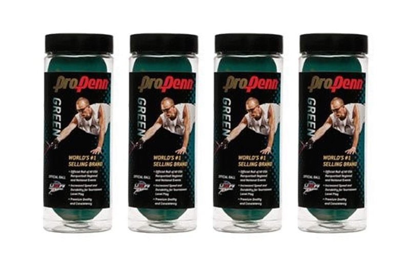 Pro HEAD Green Racquetball - 4 Cans (12 Balls)