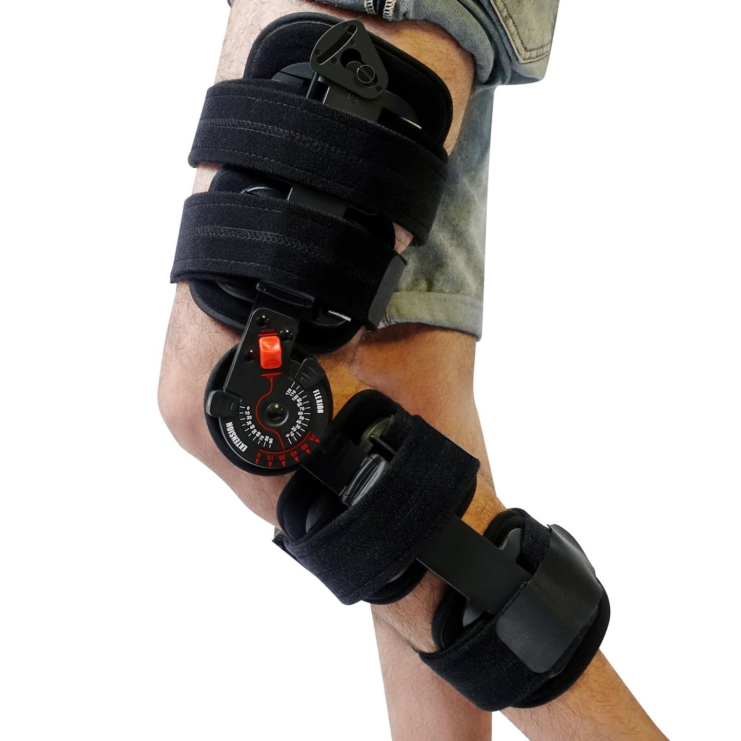KD ROM Knee Brace: Hinged Post-Op Knee Brace for Arthritis, ACL, MCL, and PCL Injury – Optimal Support for Rehabilitation