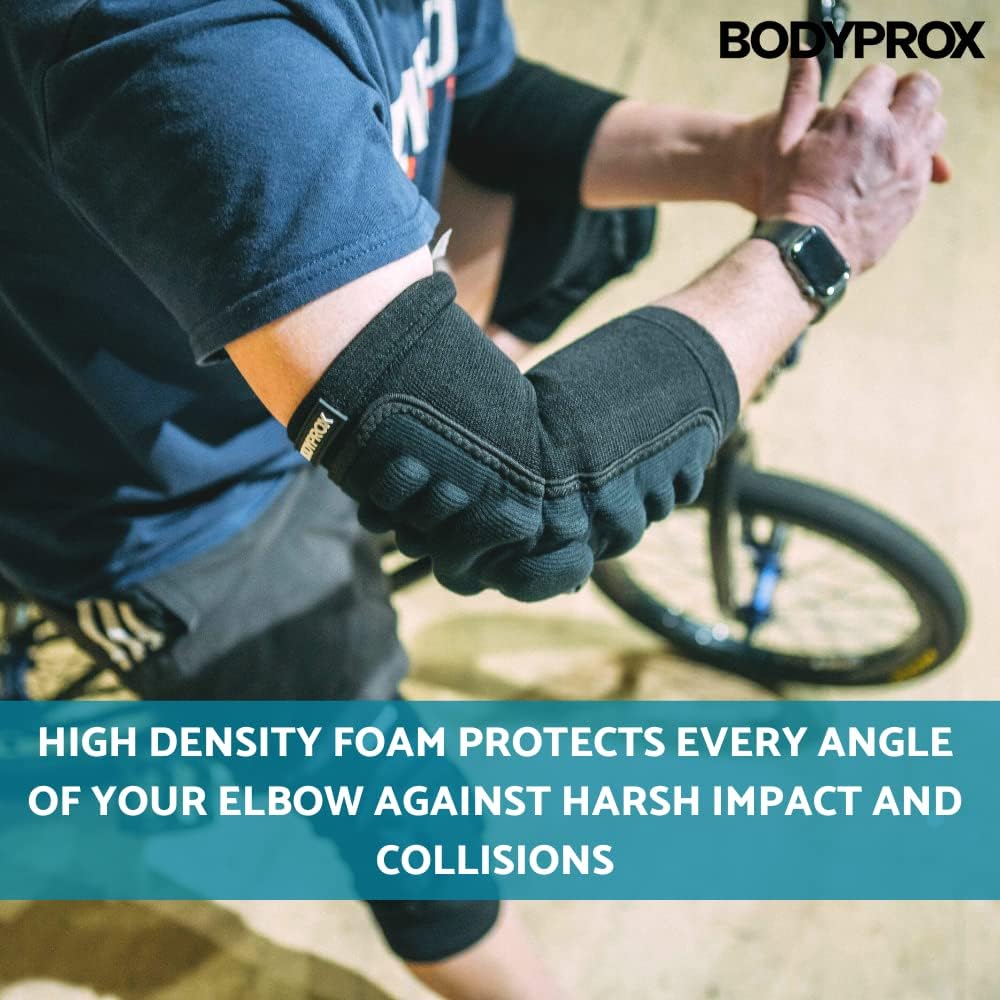 Bodyprox Elbow Guard Sleeves - Protective Pads for Enhanced Comfort and Support | 1 Pair