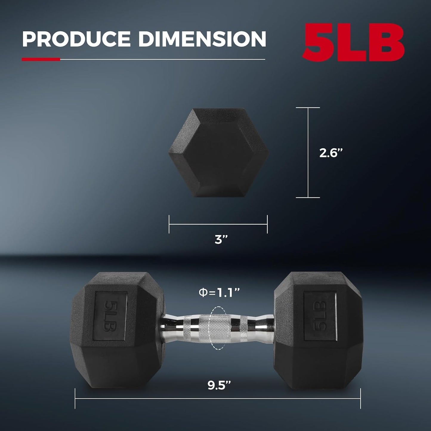 RitFit Rubber Coated Hex Dumbbell Set - 5-780LB Home Gym Strength Training | Anti-Slip Handle & Heavy-Duty Rack