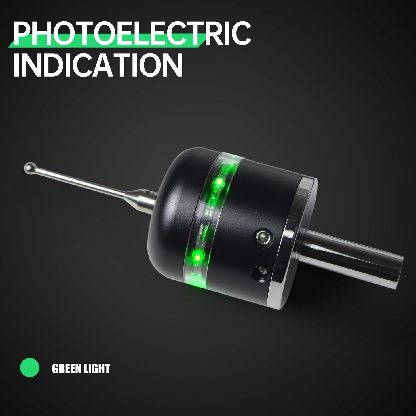 YIDOFENG 3D Touch Probe Edge Finder Trigger Finder,X Y Z Axis Measurement Centering Rod for Metals, Not Support the Detection of Insulation Materials and Insulating Spindle (Green light)