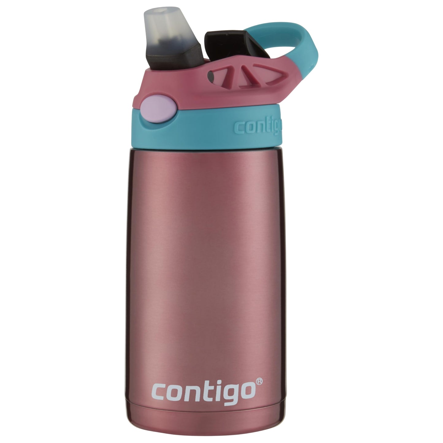 Contigo Kids Straw Stainless Steel Water Bottle with AUTOSPOUT Lid 13oz Punch
