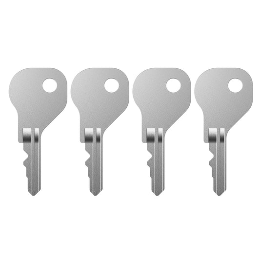 4 Pack 62462 Magna Latch Replacement Keys for Yard, Garden, and Pool Gate Safety Latches Compatible with D&D MagnaLatch Series 2 (Old Style) & LokkLatch Downward-Facing Keyhole