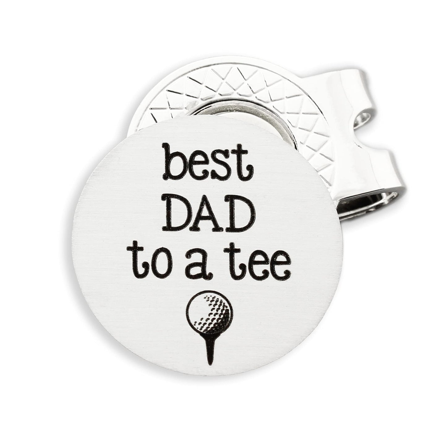 Golf Ball Marker with Hat Clip Father's Day Gift from Kids Golf Accessories for Men Golf Gifts for Men Dad Gift