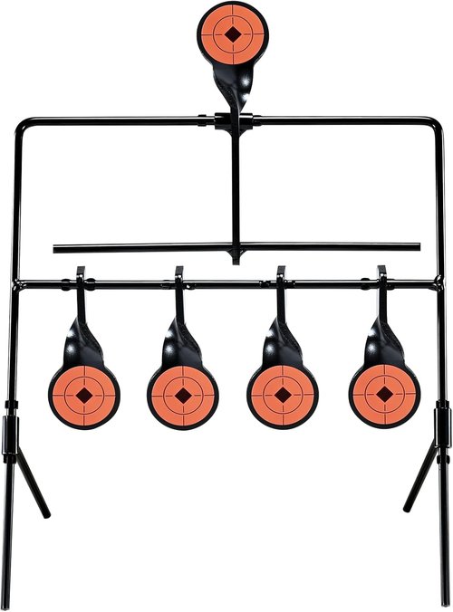 KNINE OUTDOORS Shooting Target - Resetting Design for Airsoft & Rimfire | .22 & .177 Caliber