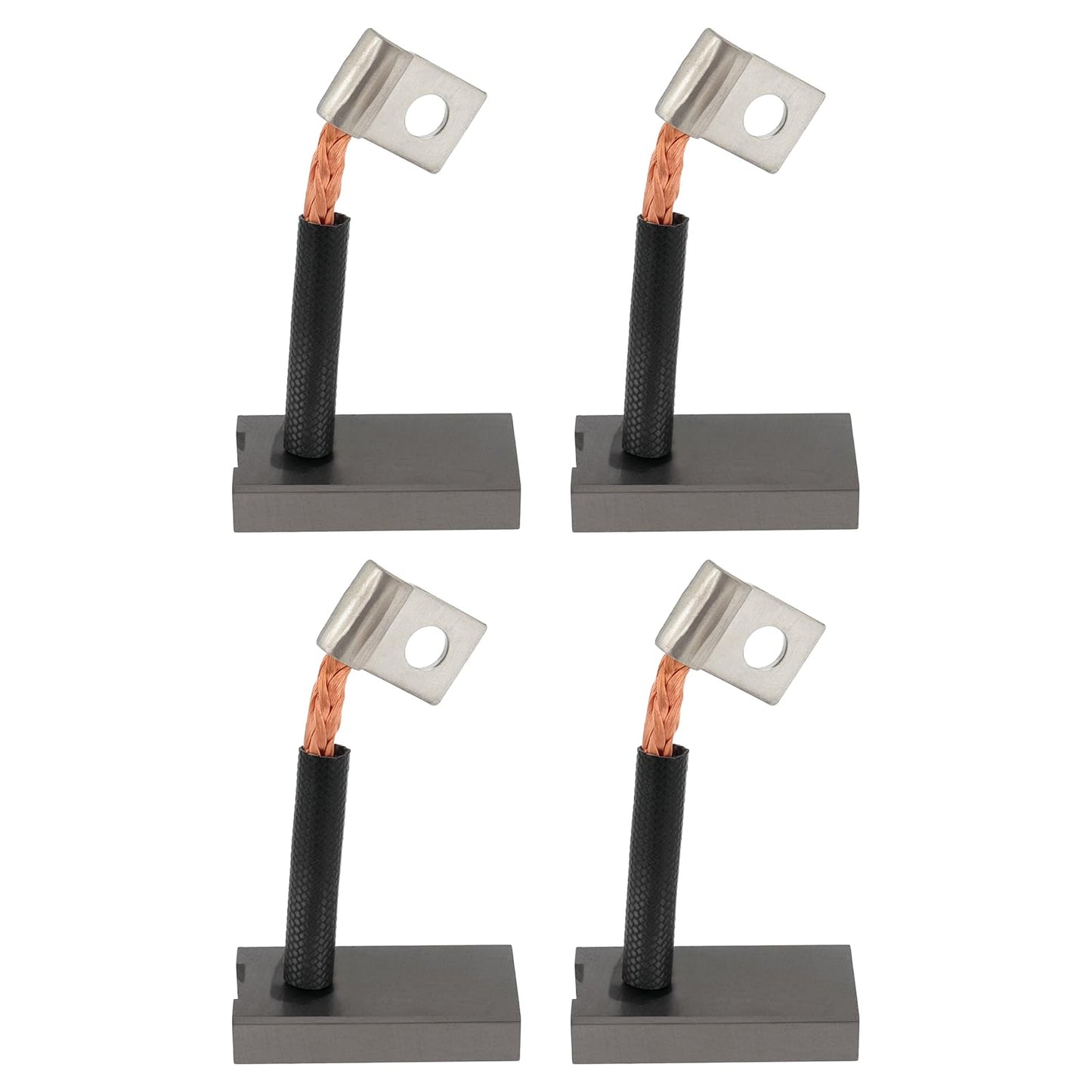 ECSiNG 4Pcs Golf Cart Starter Generator Brushes Set Replacement Part 101869302 26658G01 30443-77 JF2-81111-00-00 Compatible with EZGO Gas (1978-up)