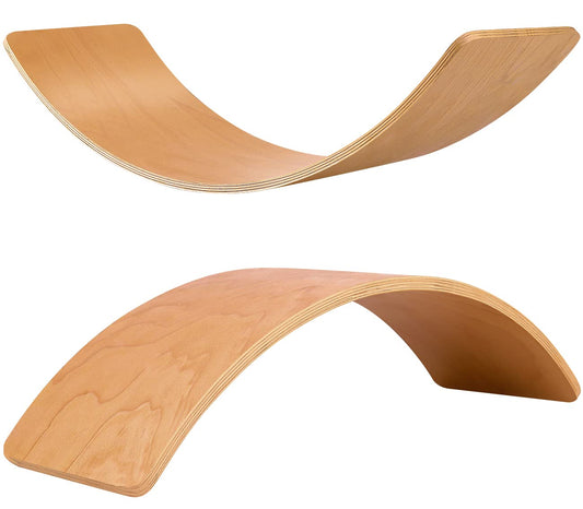 35" Balance Board Kids | Montessori Wobble Board for Toddlers Ages 3-5, Natural Wood Open-Ended Waldorf Sensory Toy for Indoor & Outdoor Play, Core Balance Trainer, Birthday & Christmas Gift 2026