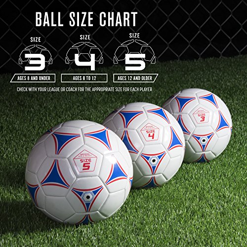 Premier Soccer Balls - 6 Pack Size 3 with Pump - GoSports