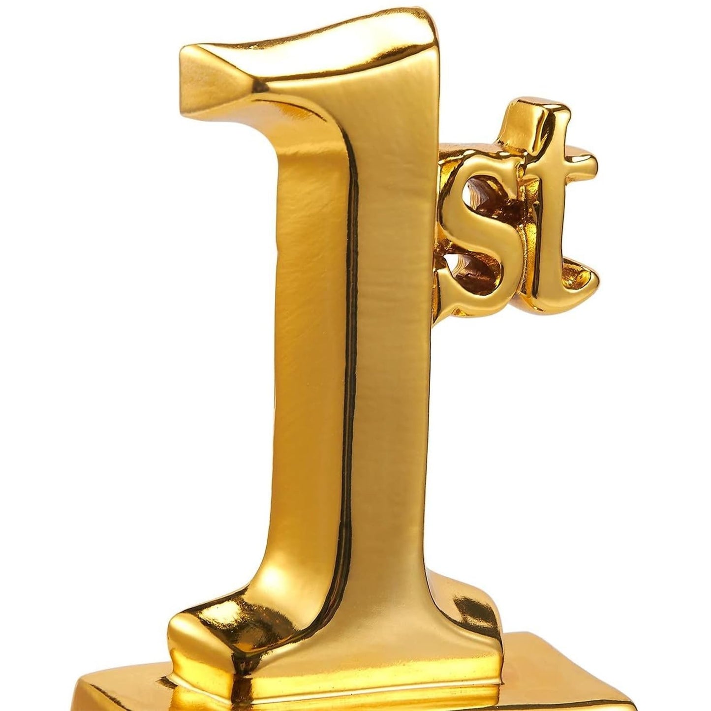 Maplefield Resin 1st Place Trophy - Gold Trophy Cup Finish - Winner Medal Recognition & Sports Award - Mini Awards for Kids & Adults - 5.5 x 3.5 x 1.75 in, Pack of 1