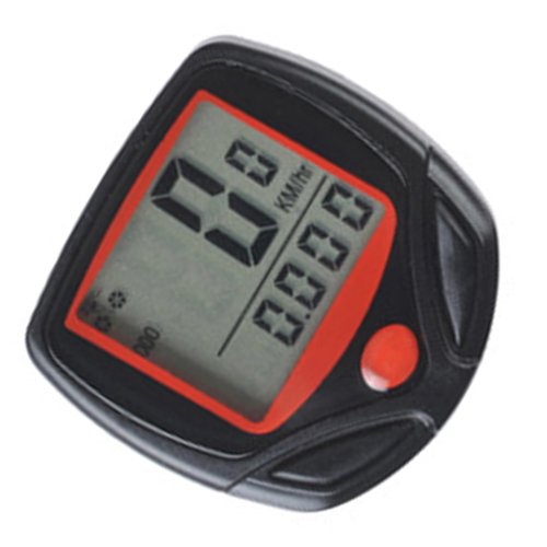 Bicycle Speedometer Wired Bike Computer with Clear LCD Screen Cycling Odometer for Mountain Road Bikes