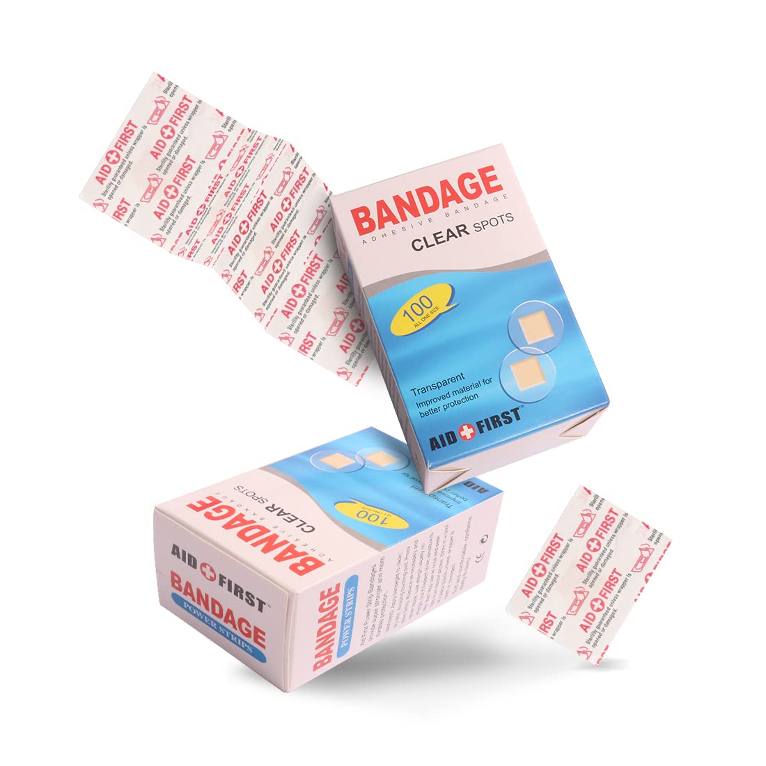 200pcs Adhesive Spot Bandage Flex Fabric Adhesive Bandages 0.87 Inch Diameter Round Bandage for Wound Care and Hides Skin Spots Ideal for Small Incisions