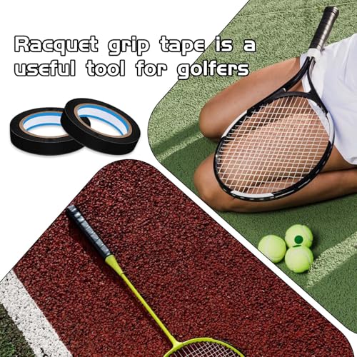 PVC Racket Finishing Tape for Tennis and Badminton - 2 Rolls