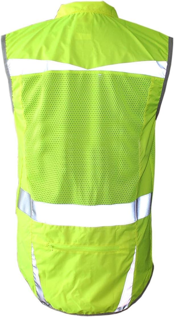 Salzmann High Visibility Cycling Vest - Reflective Gilet with 3M Scotchlite for Safety